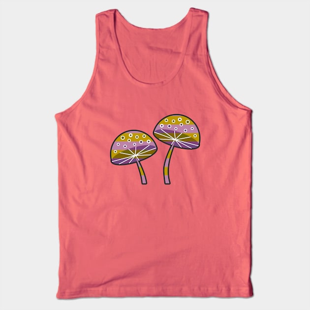 Romantic mushrooms Tank Top by CocoDes